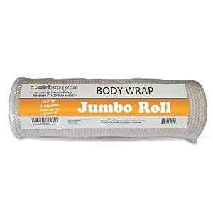 Neutripure Elastic Stretch Body Wrap - Bandage with Velco - 8 Inch Wide Jumbo Roll for Stomach - Jumbo bandage roll for Neutripure body wrap