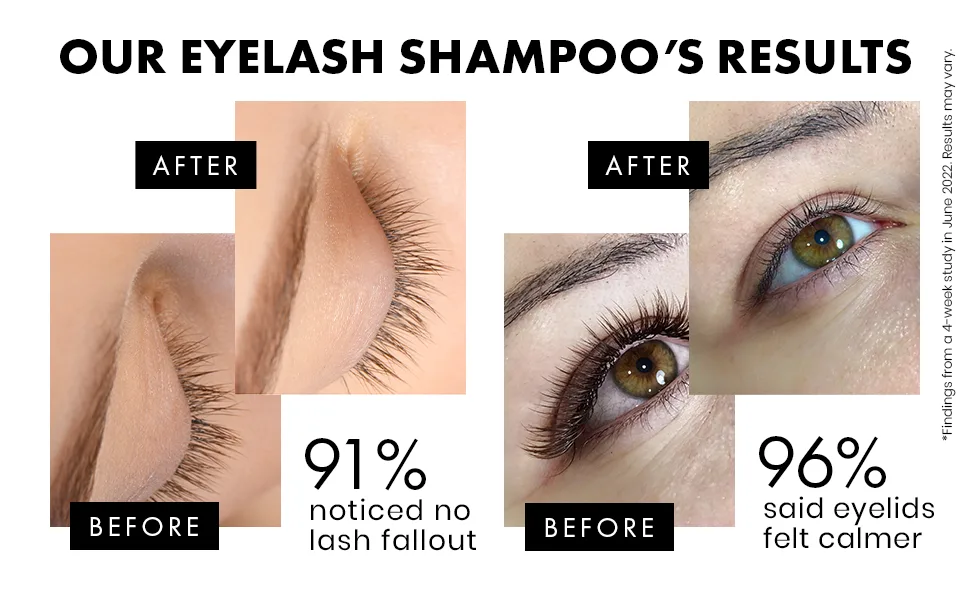            * Lash Shampoo Kit  Lash Shampoo for Lash Extensions with Aloe Vera & Chamomile Extract  Gentle Lash Cleanser for Extensions - Foaming Eyelash Extension Cleanser  Vegan Lash Wash - product information 17