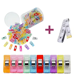 120 PCS Multipurpose Sewing Clips for Fabric  Mini Clips for Sewing  Sewing Fasteners Clips  Multi-Color Crafting Tools for Fabric Sewing Binding Crafting (Multiple Colour-120PCS) - sewing clips