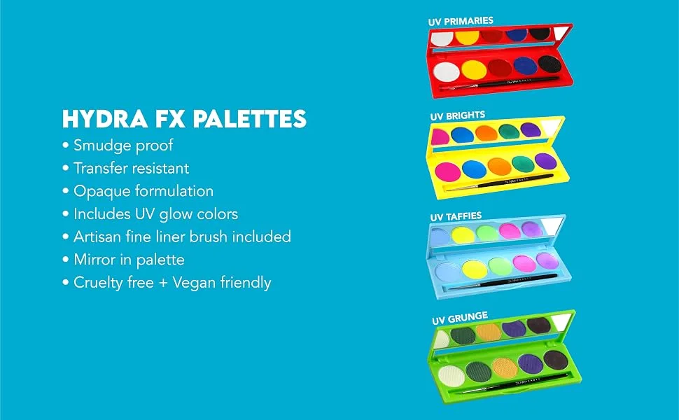 Hydra FX Palettes (Taffies) - SUVA Beauty Hydra FX Palettes Shades and Key Benefits