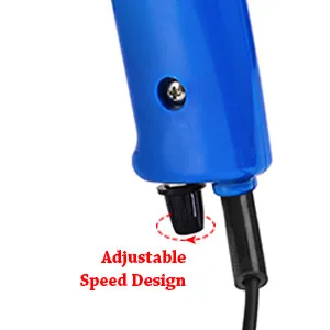 Cut Pile Rug Tufting Gun - wuyule Electric Carpet Tufting Gun Kit Rug Tufting Gun Machine Starter Kit 7-21mm BLUE - Adjusting Knob
