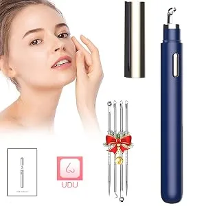 Blackhead Remover with Camera  WiFi Visual Blackhead Remover Tools with White/Blue Lights for iPhone  Android Phones Women Gift (Blackhead Remover - Navy Blue) - Blackhead Remover with Camera