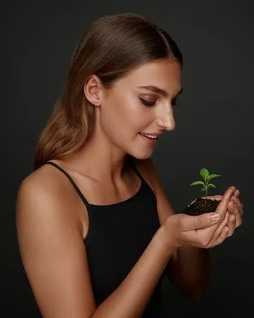 Sprout Waterproof Browliner | Vegan Formula | Plantable Browliner Pencil with Wildflower Seeds | Eco-Friendly Sustainable Makeup Gift | Brown - girl