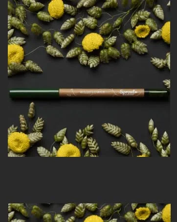 Sprout Waterproof Browliner | Vegan Formula | Plantable Browliner Pencil with Wildflower Seeds | Eco-Friendly Sustainable Makeup Gift | Brown - product information 2