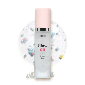 ETUDE Glow On Base Hydra 30ml (21AD) | All-in-One Makeup Hydration Glowing Base with a Long-Lasting Effect and Dewy Finish | Korean Makeup Hydra - Glow on Base Hydra