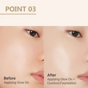 ETUDE Glow On Base Hydra 30ml (21AD) | All-in-One Makeup Hydration Glowing Base with a Long-Lasting Effect and Dewy Finish | Korean Makeup Hydra - Point 03