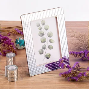 PP OPOUNT 5664 PCS Self Adhesive Mirror Mosaics Sheets  5 x 5 mm Silver Mirrors Mosaic Square Glass for Craft Home Decorations - mirror mosaics sheets