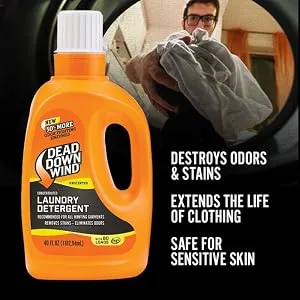 Dead Down Wind 1233: Antiperspirant & Deodorant Soft Solid - dead down wind hunting scent elimination field spray unscented detergent cover odor odors