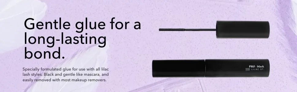 Lilac St Pro Lash Glue for Fake Eyelashes - Black Pro Black - Lash Glue