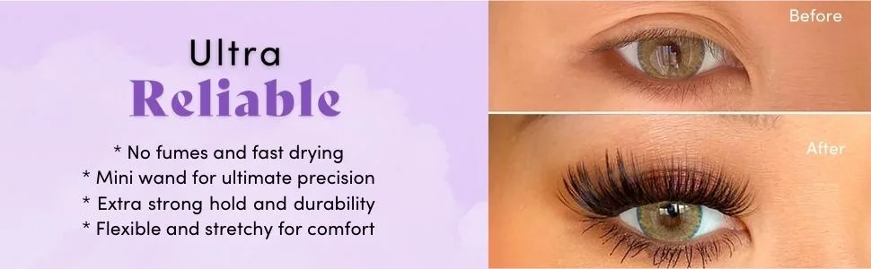 Lilac St Pro Lash Glue for Fake Eyelashes - Black Pro Black - Lash glue