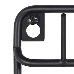 HAITRAL 4 Set of 54-Spool Sewing Thread Rack  Wall-Mounted Metal Sewing Thread Holder  Hair-braiding Organizer  Black - LT-BAS034-02X4