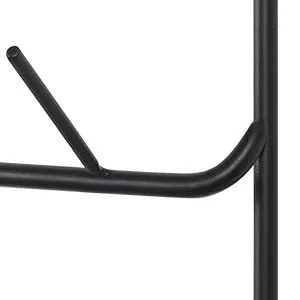 HAITRAL 4 Set of 54-Spool Sewing Thread Rack  Wall-Mounted Metal Sewing Thread Holder  Hair-braiding Organizer  Black - LT-BAS034-02X4