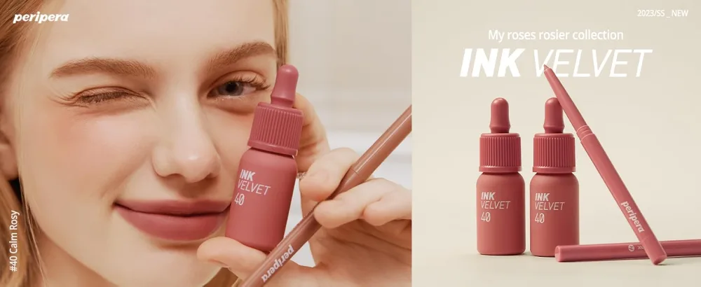 Peripera Ink the Velvet Lip Tint  Liquid Lip (0.14 fl oz  020 CLASSY PLUM ROSE) - product information 9