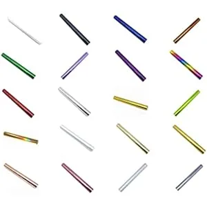 Alinacutle Laser Toner Reactive Foil Roll Metallic Transfer Hot Foil Sheet for Scrapbooking Paper Crafts/Planner/Invitation  7.60IN Width 16.40FT Length 1/PK (White) - 20 color hot foil
