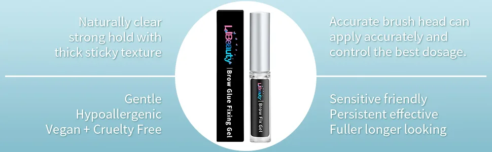 Libeauty Brow Lamination Glue Eyebrow Lift Adhesives for Eyelash Perm Fixed Clear Lash Lifting Glue Use at Home Or Salon 1Pcs Brow Lamination Glue - brow lamination kit