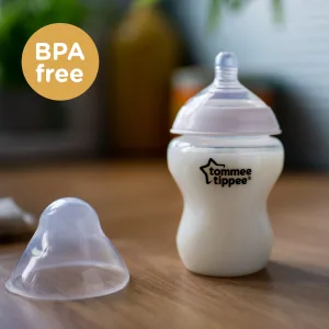 Tommee Tippee Formula Feeding Solution  Baby Bottle Set | Closer to Nature Bottles  Breast-Like Nipples | Travel Lids  Formula Dispenser & Milk Feeding Bib Formula Feeding Set - image
