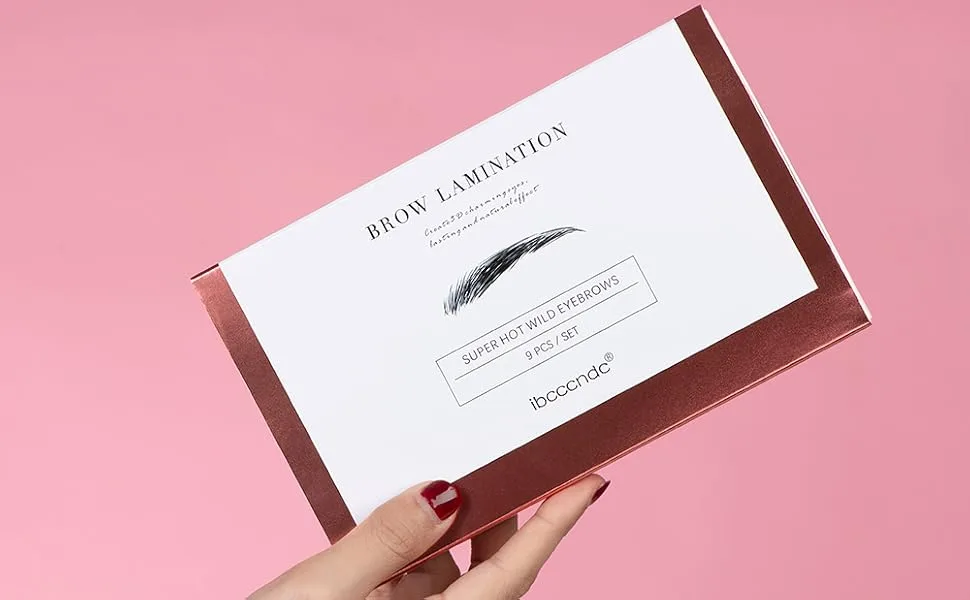 Ibcccndc Brow Lamination Kit Professional Starter Kit Perfect Full Fluffy Sculpt Brows Suitable for Salon Home Use | Eyebrow Brush And Eyelash Micro Brushes Added - product information 1