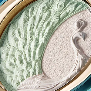 FLORASIS Fairy Peach Blossom Pressed Powder (Impression of Dai Edition) Flesh pink + Light green - Pressed Powder