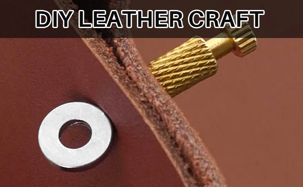 Ticarus 10Pcs DIY Tools Handmade Leather Goods Tools Suture Fixing Needle Leather Goods Fixed Needle Sparse - DIY Leather Craft