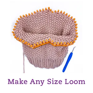 Authentic Knitting Board Flexee Regular Loom Links  for Medium Yarn - Flexee Loom Make Any Size Loom