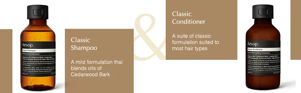 Aesop Shampoo & Conditioner | 500ml/16.9 Fl oz | Paraben-Free  Cruelty-Free & Vegan - Comparison