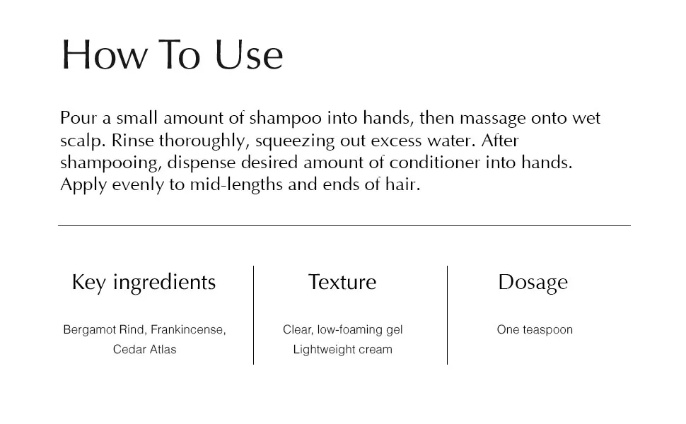 Aesop Shampoo & Conditioner | 500ml/16.9 Fl oz | Paraben-Free  Cruelty-Free & Vegan - How to Use