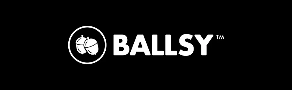 Ballsy Handy Shower Tool Sponge for Generating Extra Suds  with Gently Exfoliating Design - Ballsy logo