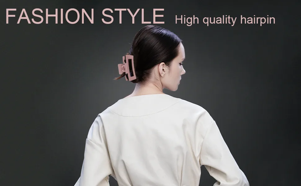 YEEPSYS Hair Clips  2pcs Large Metal Hair Claw Barrette Clamp Jaw for Women - product information 2