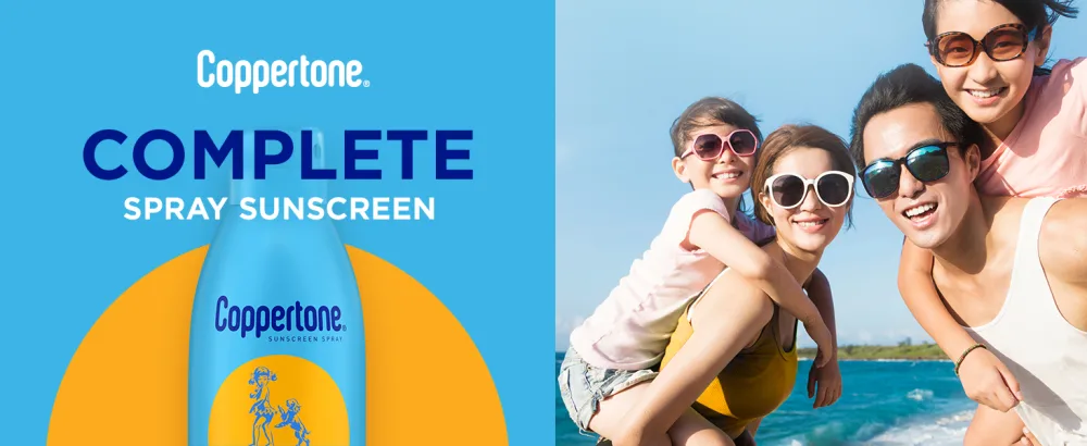 Coppertone COMPLETE SPF 30 Sunscreen Spray  Lightweight  Moisturizing Sunscreen  Water Resistant Spray Sunscreen SPF 30  5.5 Oz Spray - coppertone sunscreen lotion, coppertone complete sunscreen lotion, sunscreen lotion, sunscreen, spf