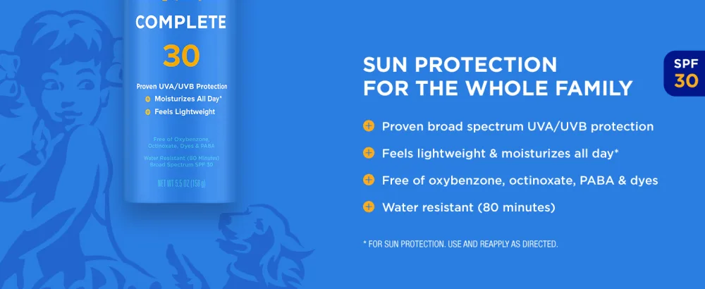 Coppertone COMPLETE SPF 30 Sunscreen Spray  Lightweight  Moisturizing Sunscreen  Water Resistant Spray Sunscreen SPF 30  5.5 Oz Spray - coppertone sunscreen, sunscreen spray, spf 30, lotion, sunblock, sunscreen for kids