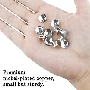 30 Pieces Metal Locking Pin Backs Locking Pin Keepers Locking Backs for Disney Pins Locking Clasp Lapel Pin Backs Locking No Tool Required Suitable for Broochs Badge Brooch (Silver) - Locking pin backs display