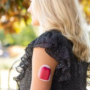 Sugar Medical - PumpPOPS Reusable Omnipod Cover - Soft  Flexible & Easy to Remove Cover for Diabetic Insulin Pumps (Light Pink) - PumpPOPS Reusable Covers for Your Omnipod red