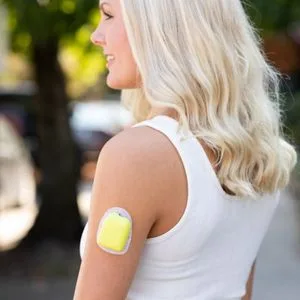 Sugar Medical - PumpPOPS Reusable Omnipod Cover - Soft  Flexible & Easy to Remove Cover for Diabetic Insulin Pumps (Light Pink) - PumpPOPS Reusable Covers for Your Omnipod yellow