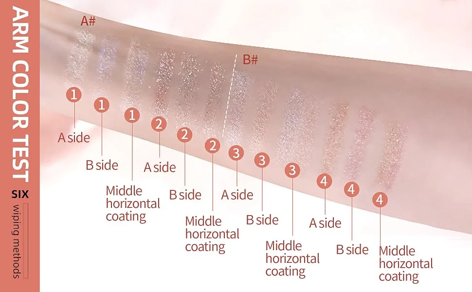 LAMUSELAND Glitter Eyeshadow Stick  2pcs/set Matte Cream Nude Double Colors Eyeshadow Pencil  Shimmer Gradient High Pigment Long Lasting Eyeshadow Makeup (B) - Waterproof Long-lasting