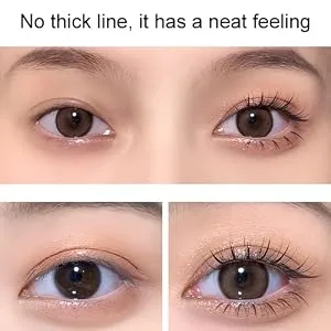 CORINGCO False Eyelashes Actress Eyelash Kit Self Adhesive Eyelashes Individual Eyelashes Partial False Eyelashes Eye Lashes Extension (0.10mm-9mm  10mm  11mm  12mm) (BK 12mm) - product information 5