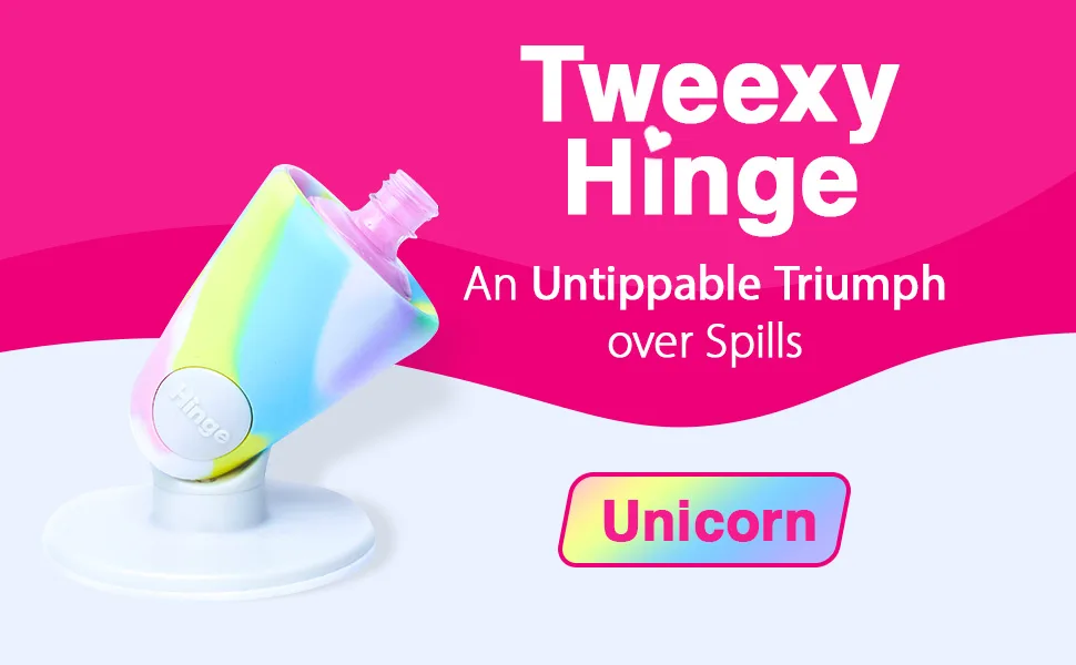 tweexy Hinge Untippable Nail Polish Bottle Holder | Anti-Spill Nail Polish Holder Stand  Tilted  Smartgrip Airlock Suction | Fingernail Painting  Nail Art Tools | Nail Polish Accessories (Unicorn) - product information 17