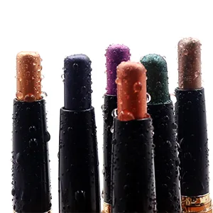POPMISOLER 3 Pcs Glitter Eyeshadow Stick Sets  Smudge Proof Cream Eye Shadow Sticks Brown Eyeshadow Pencil with Soft Smudger Waterproof 2 in 1 Shimmer Eyeshadow Pen  Long Lasting Highlighter Makeup Color A - 3 Pcs Eyeshadow Stick Sets