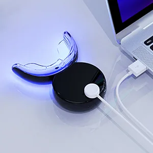 Teeth Whitening Kit White Tooth - DOUCEUR Teeth Whitener Professional with 32X LED Bleaching Light 3Pcs Non Sensitive Teeth Whitening Gel Pens - for Smile White Teeth Quickly and Gently Black - product information 2