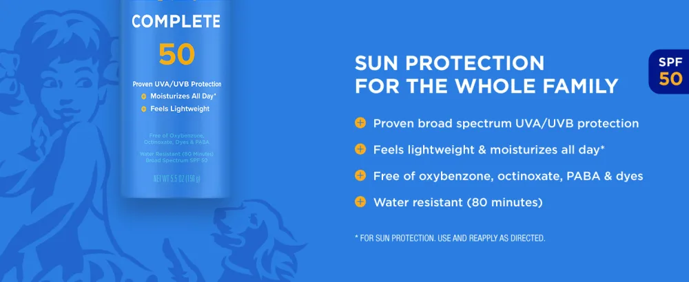 Coppertone COMPLETE SPF 50 Sunscreen Spray  Lightweight  Moisturizing Sunscreen  Water Resistant Spray Sunscreen SPF 50  5.5 Oz Spray - coppertone complete, sunscreen, spray sunscreen, sunblock, sun protection