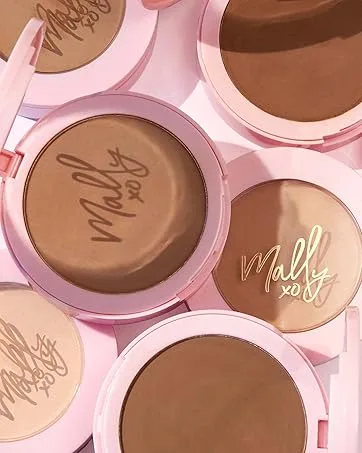 Mally Beauty Evercolor Shadow Stick Extra  Smudge-proof  Transfer-proof  Crease-proof Eyeshadow  Rose Gilt Shimmer 32 Rose Gilt Shimmer - Mally Soft as Silk Powder Foundation