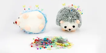 SolidGnik 2 Hedgehog Sewing Pincushion with 200 Pieces Sewing Pins Set for Sewing DIY Projects Medium A - product information 9