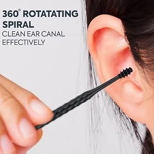 8 pcs Ear Pick  Ear Wax Removal Kit  plizer Homie Earwax Remover Set with Brush  Ear Cleansing Tool Set and Storage Box - earwax cleaner tool set