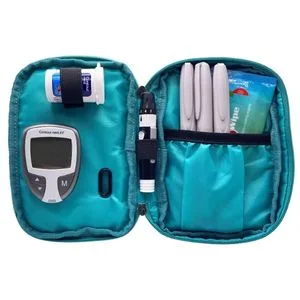 Sugar Medical - Diabetes Insulated Convertible Supply Bag (Ocean) - Easier Glucose Testing MIDDLE SECTION OPENS FLAT FOR QUICK ACCESS TO ALL THE ESSENTIALS