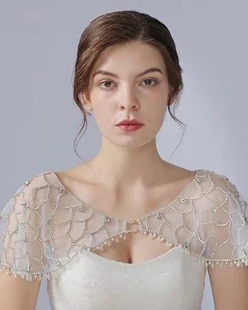 ULAPAN Wedding Headbands Bridal Headpieces Rhinestone Accessories Bride Bridesmaid Women Handmade Silver - product information 10
