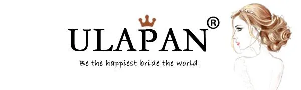 ULAPAN Wedding Headbands Bridal Headpieces Rhinestone Accessories Bride Bridesmaid Women Handmade Silver - product information 30