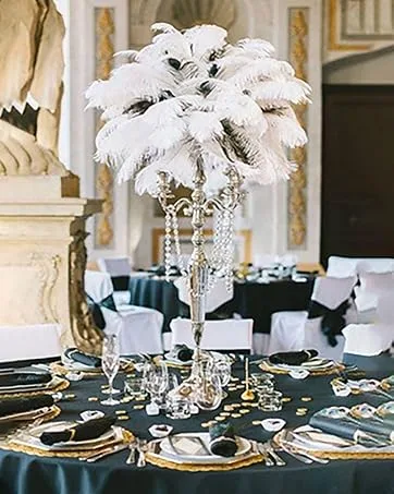 Soarer Long Peacock Feathers Bulk- 25pcs 32-35 inches Feathers for Vase  Holiday Decoration and DIY Crafts - ostrich feathers