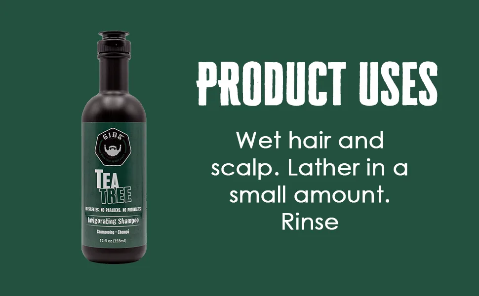 GIBS Grooming Tea Tree Shampoo  12 fl. oz. - TTS2