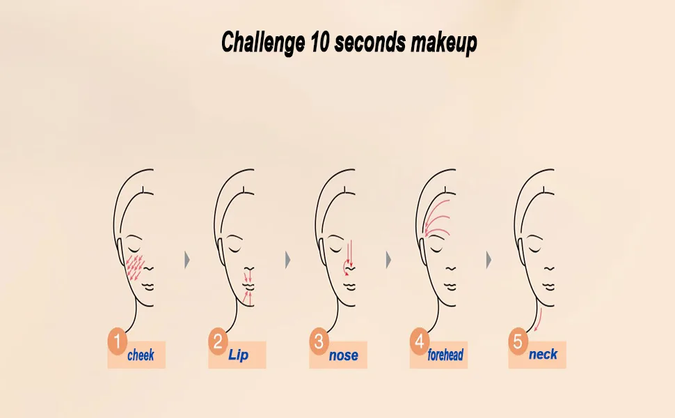 Foundation Makeup Brush Liquid Powder and Cream Foundation Brush Kabuki Flawless Flat Top Blending Makeup Brush(Rose red) - product information 6