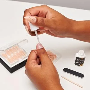 The Nailest - Instant Luxury Acrylic Press-on Nails-C-curve Long Coffin- Polychromatic - product information 20