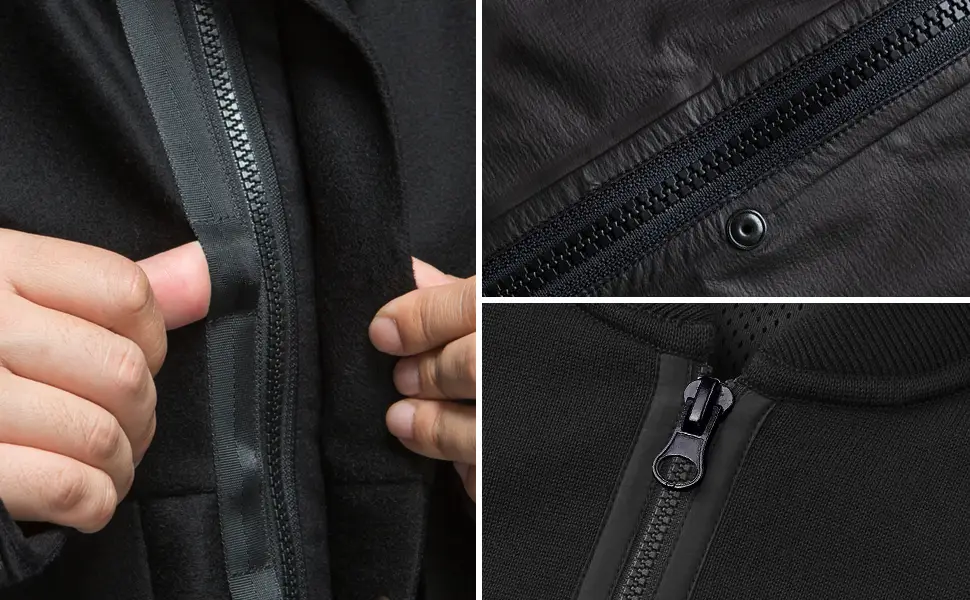 Wavebeexs 28 Inch Jacket Zipper  5 Durable Zipper for Jacket (3 Piece)  Black Plastic Coat Zipper Replacement  Separating Zipper for Coat  Down Jacket  Sweatshirt  Clothes  Parka  and More 28 Inch 3PCS - zippers for jackets